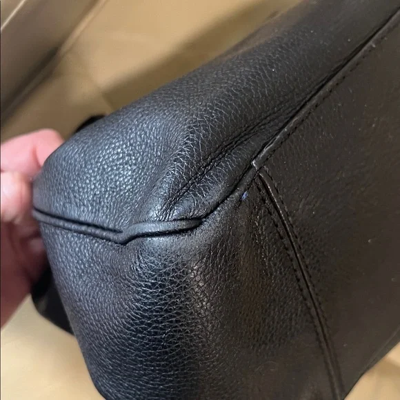 Kate Spade INSIDE PROJECT Grant Park Shelby Black Pebbled Leather Shoulder Bag - Picture 12 of 16